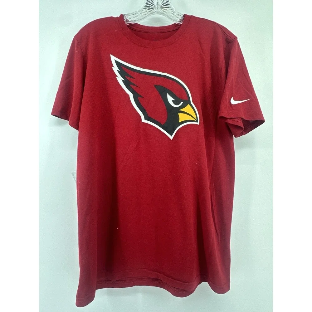 Nike NFL Arizona Cardinals T-Shirt Mens M Red Dri Fit Short Sleeve Top